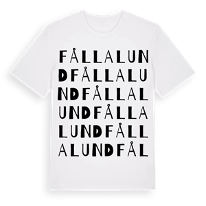 Fållalund ordlek t-shirt – ekologisk bomull t-shirt från Pinshirt