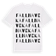 Fallnaveka ordlek t-shirt