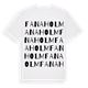Fanaholm ordlek t-shirt