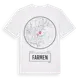 White t-shirt med Farmen t-shirt