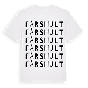 Fårshult ordlek t-shirt – ekologisk bomull t-shirt från Pinshirt