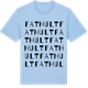Blue Soul t-shirt med Fathult ordlek t-shirt