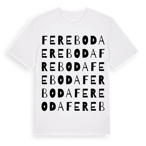 Fereboda ordlek t-shirt – ekologisk bomull t-shirt från Pinshirt