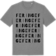 Mid Heather Gray t-shirt med Feringe ordlek t-shirt