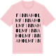 Pink Cotton t-shirt med Finnaholm ordlek t-shirt