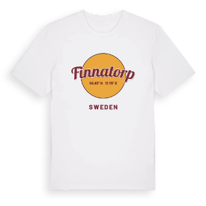 Finnatorp cirkel t-shirt – ekologisk bomull t-shirt från Pinshirt
