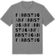 Mid Heather Gray t-shirt med Finnstugan ordlek t-shirt