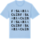 Blue Soul t-shirt med Fiskarbacken ordlek t-shirt