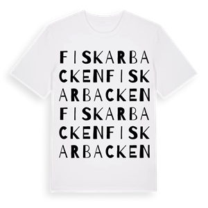 Fiskarbacken ordlek t-shirt – ekologisk bomull t-shirt från Pinshirt
