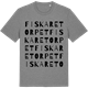 Mid Heather Gray t-shirt med Fiskaretorpet ordlek t-shirt