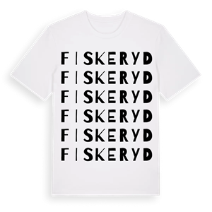 Fiskeryd ordlek t-shirt – ekologisk bomull t-shirt från Pinshirt