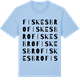 Blue Soul t-shirt med Fiskesbro ordlek t-shirt