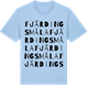 Blue Soul t-shirt med Fjärdingsmåla ordlek t-shirt