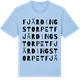 Blue Soul t-shirt med Fjärdingstorpet ordlek t-shirt
