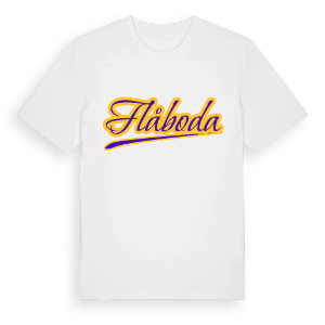 Flåboda baseball t-shirt – ekologisk bomull t-shirt från Pinshirt