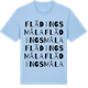 Blue Soul t-shirt med Flädingsmåla ordlek t-shirt