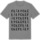 Mid Heather Gray t-shirt med Flålycke ordlek t-shirt