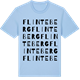 Blue Soul t-shirt med Flinteberg ordlek t-shirt