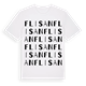 Flisan ordlek t-shirt