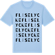 Blue Soul t-shirt med Fliselycke ordlek t-shirt