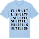 Blue Soul t-shirt med Flishult ordlek t-shirt