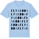 Blue Soul t-shirt med Flyaboda ordlek t-shirt