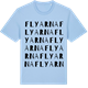 Blue Soul t-shirt med Flyarna ordlek t-shirt