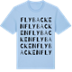 Blue Soul t-shirt med Flybacken ordlek t-shirt
