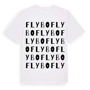 Flybo ordlek t-shirt – ekologisk bomull t-shirt från Pinshirt