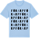 Blue Soul t-shirt med Förarp ordlek t-shirt