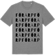 Mid Heather Gray t-shirt med Förarp ordlek t-shirt