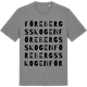 Mid Heather Gray t-shirt med Förebergsskogen ordlek t-shirt