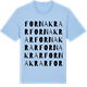Blue Soul t-shirt med Fornakrar ordlek t-shirt