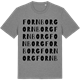 Mid Heather Gray t-shirt med Fornborg ordlek t-shirt