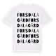 Forsdala gård ordlek t-shirt