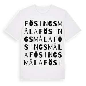 Fösingsmåla ordlek t-shirt – ekologisk bomull t-shirt från Pinshirt