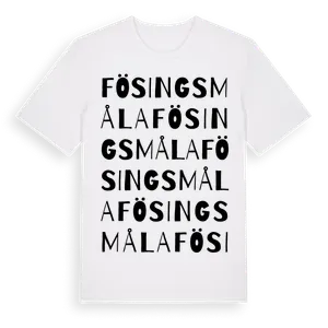 Fösingsmåla ordlek t-shirt – ekologisk bomull t-shirt från Pinshirt