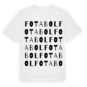 Fotabol ordlek t-shirt – ekologisk bomull t-shirt från Pinshirt