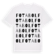Fotabol ordlek t-shirt