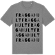 Mid Heather Gray t-shirt med Fraggahult ordlek t-shirt