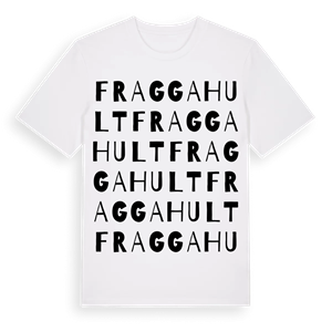 Fraggahult ordlek t-shirt – ekologisk bomull t-shirt från Pinshirt
