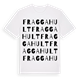 Fraggahult ordlek t-shirt