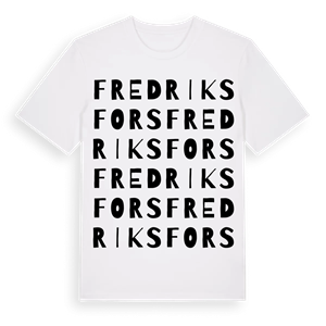 Fredriksfors ordlek t-shirt – ekologisk bomull t-shirt från Pinshirt