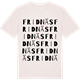 Vintage White t-shirt med Fridnäs ordlek t-shirt