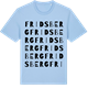 Blue Soul t-shirt med Fridsberg ordlek t-shirt