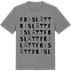 Mid Heather Gray t-shirt med Frislätt ordlek t-shirt