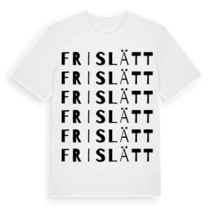Frislätt ordlek t-shirt – ekologisk bomull t-shirt från Pinshirt