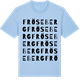 Blue Soul t-shirt med Fröseberg ordlek t-shirt