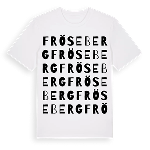 Fröseberg ordlek t-shirt – ekologisk bomull t-shirt från Pinshirt
