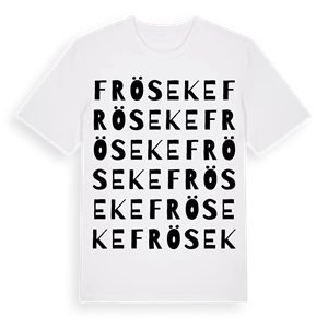 Fröseke ordlek t-shirt – ekologisk bomull t-shirt från Pinshirt